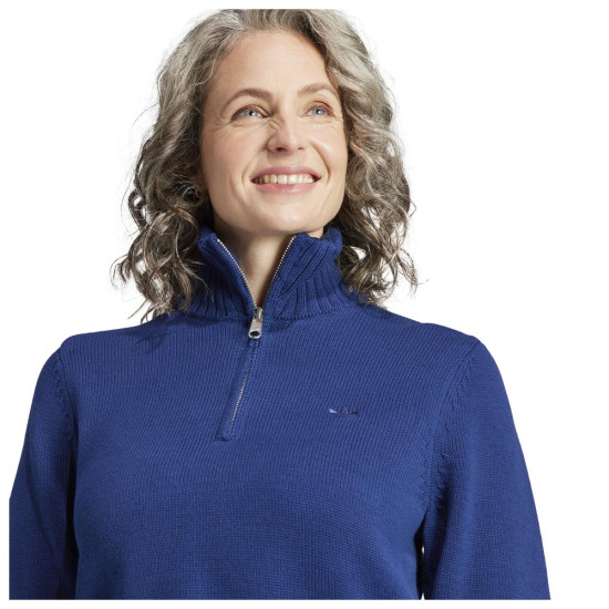 Adidas Γυναικεία πλεκτή μπλούζα Knit Half-Zip